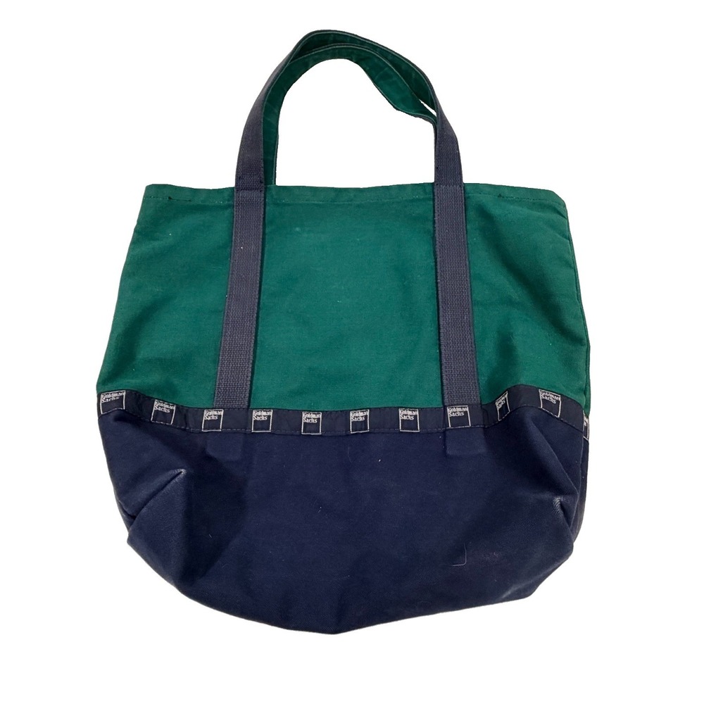 Goldman Sachs Scarborough & Tweed Vintage Banker Investment Canvas Tote Bag